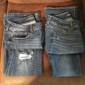 American eagle jeans Style destressed