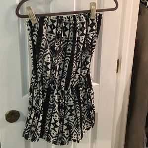 Black and white romper
