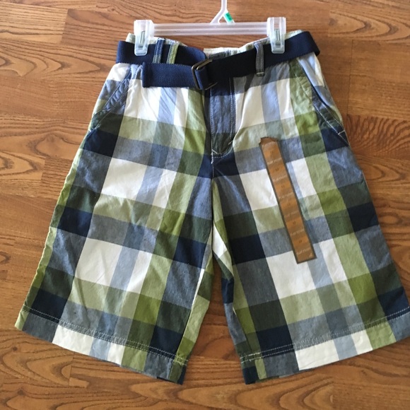 Boys plaid shorts