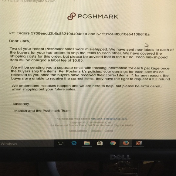 Shipping info