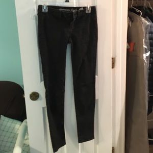 AE black skinny jeans