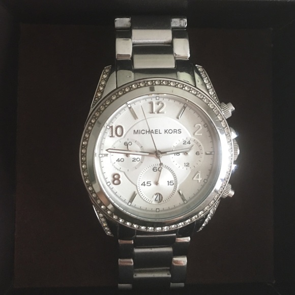 Michael Kors Stainless Steel Chronograph Watch