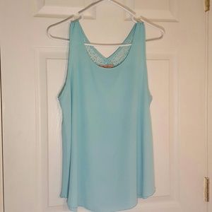 Teal blue tanktop