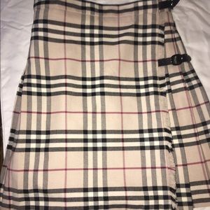 Girls Burberry Nova check skirt