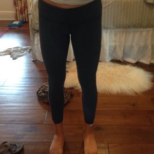 Navy triangle cutout lulu lemon pants