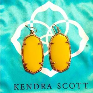 Kendra Scott Elle Earrings in Bold Yellow