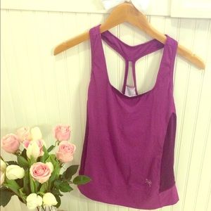 Purple Arc'teryx work out top