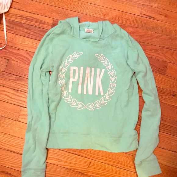 Mint small Victoria Secret PINK Hoodie