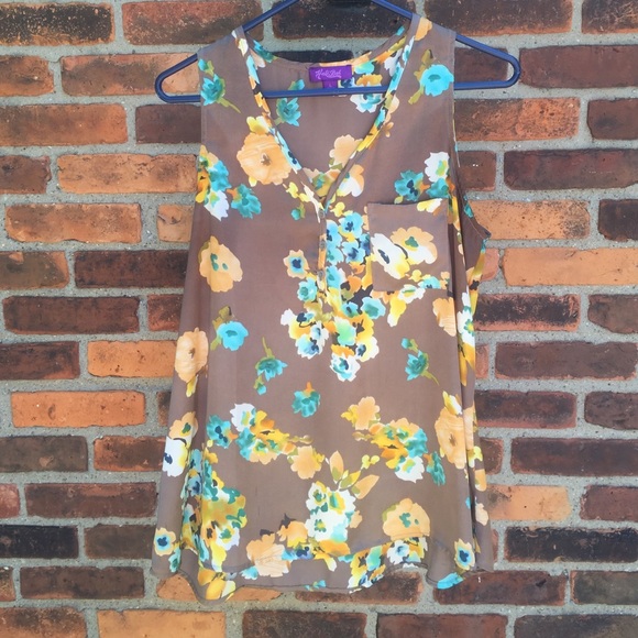 Hale Bob Tops - Floral blouse