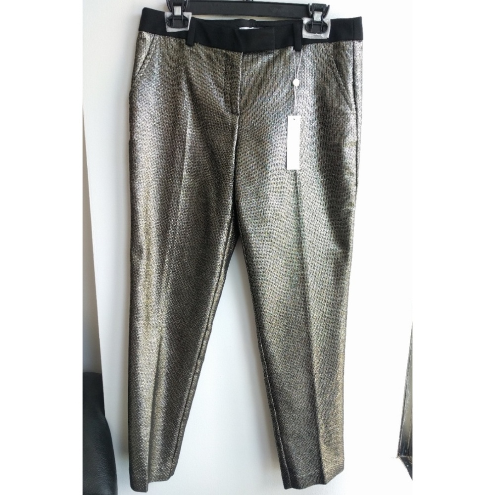 Sold out! Trina Turk Francine metallic pant - Picture 3 of 5