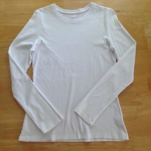 Laura Ashley - Basic, White, Long-Sleeved T-Shirt