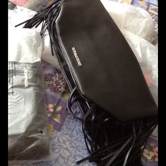 BNWOT VICTORIA'S SECRET FRINGED BACKPACK $30 - Picture 3 of 3