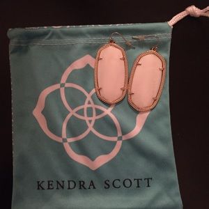 Kendra Scott White Danielle Earrings