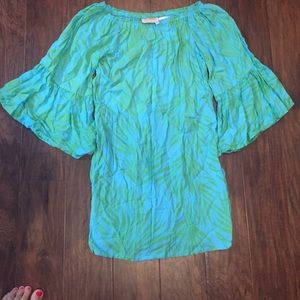 Light blue and teal dress! Perfect summer dress!