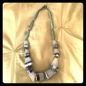 Anthropologie Polished Bedrock Necklace