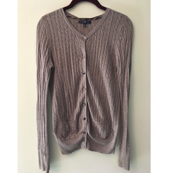 GAP Brown Cable Knit Sweater