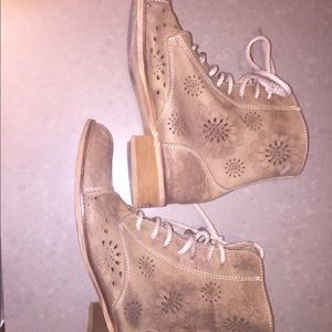 Anthropology leather boots.