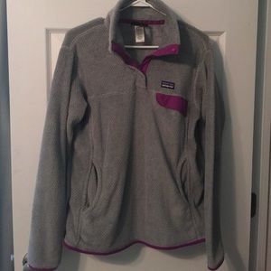 grey Patagonia pullover