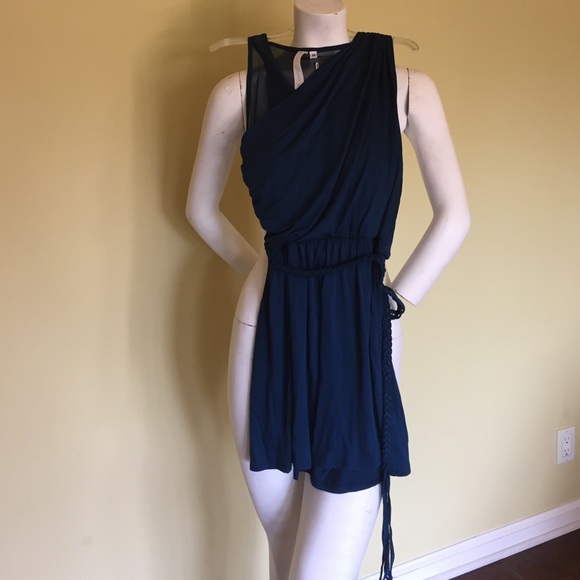 Midnight blue mini dress. Available in S and M.