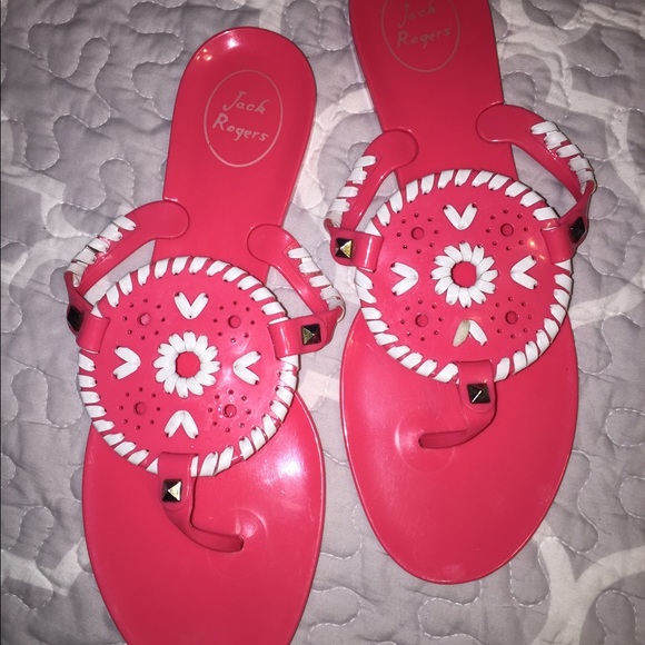 JACK ROGERS GEORGICA JELLY FLIP FLOPS👣