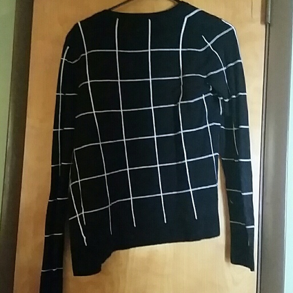 Black and white cardigan