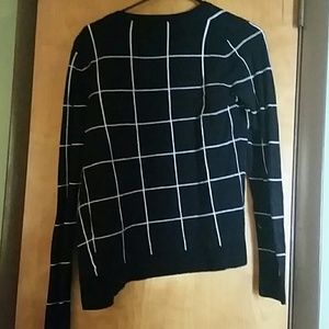 Black and white cardigan