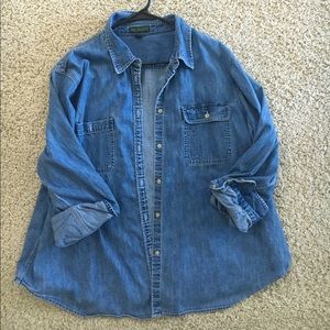 Oversized Jean shirt