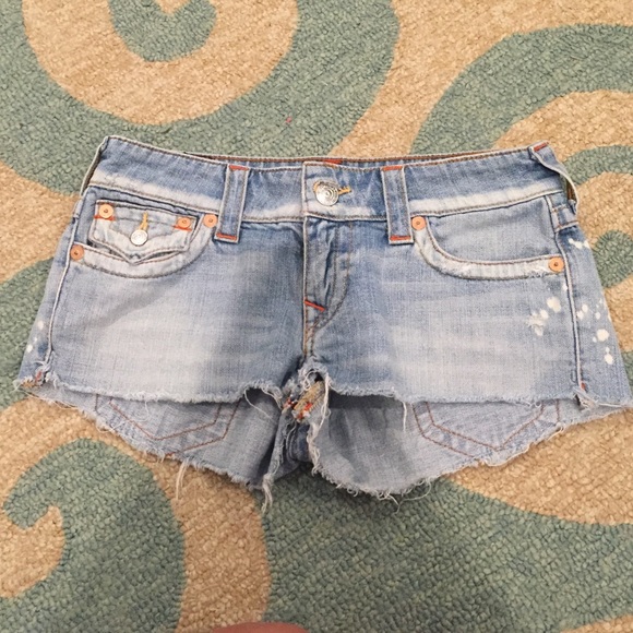 true religion Jean shorts size 27