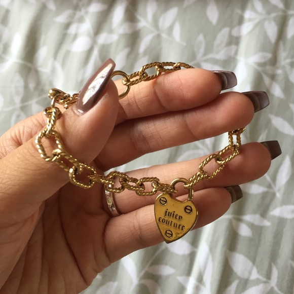 Juicy Couture Gold Heart Bracelet