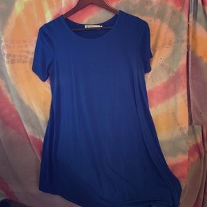 Fighting Eel French blue baby doll mini dress