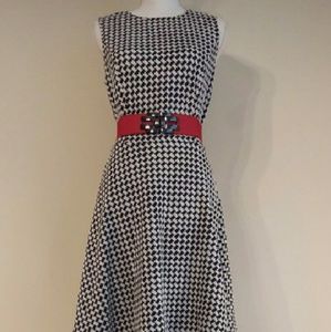 Chaps NWT black/white dress