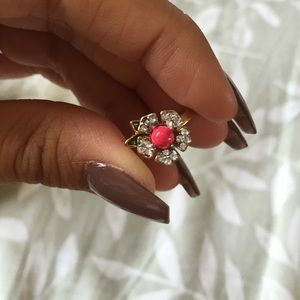 Juicy couture flower ring size 5