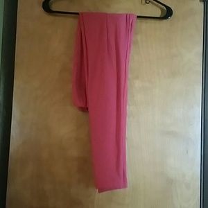 LLR PINK SOLID LEGGINGS