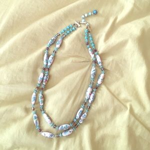Vintage Glass Beaded Necklace