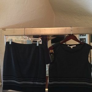 COTTON! Two piece skirt set