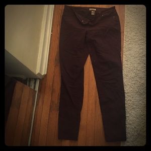 Blue Spice Maroon Jeans