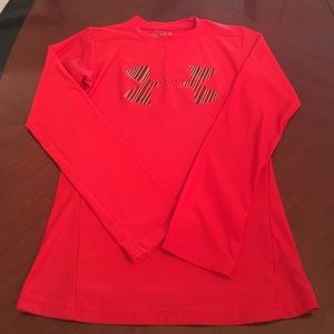 Red Under Armour Top