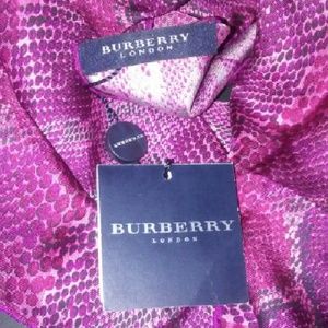 Burberry phyton print scarf.