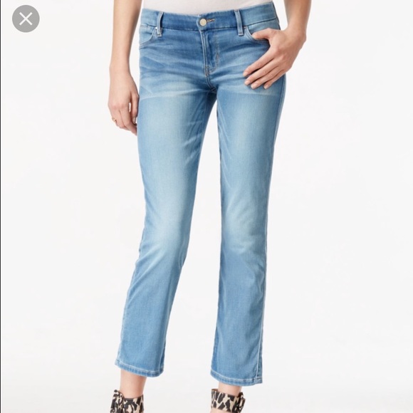 guess pencil skinny mid jeans