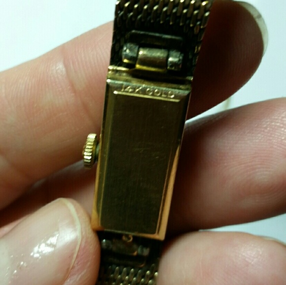 SOLD on Merc 14k Gold Longines Diamond Watch - Picture 2 of 4