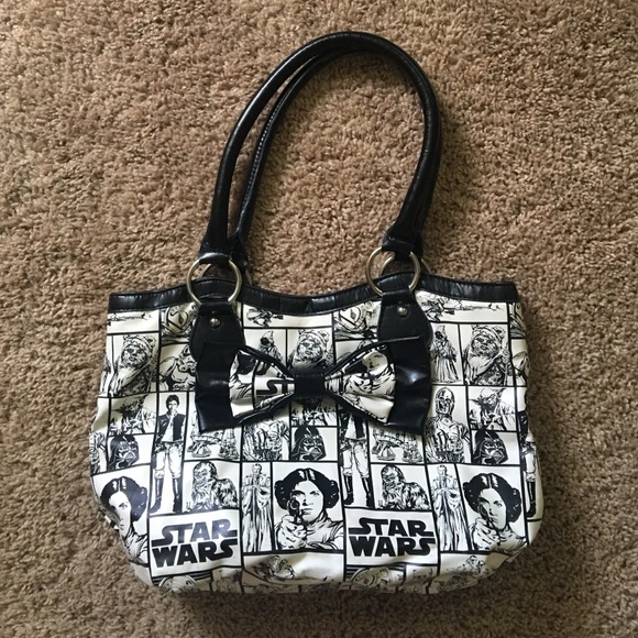 Star Wars Purse White Black Comic