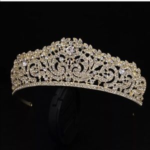 18KGP crown bridal wedding