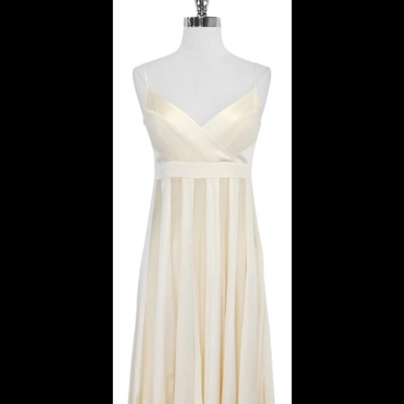 SOLD! Diane Von Furstenberg cream silk panel dress - Picture 1 of 4