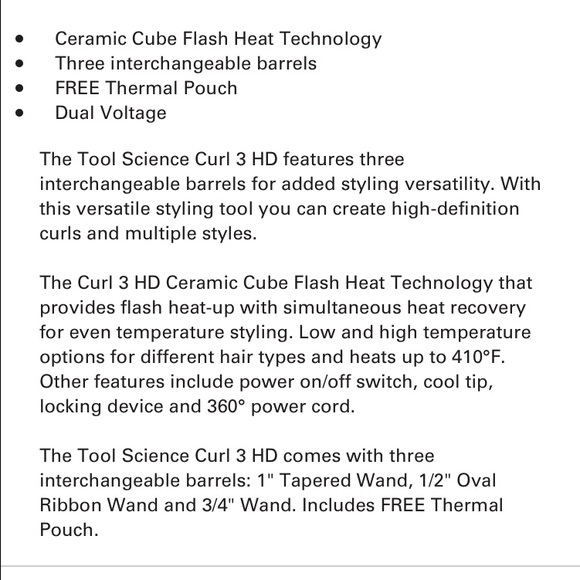 ‼️ FLASH SALE ‼️Curling wand with Surprise Gift! - Picture 4 of 4