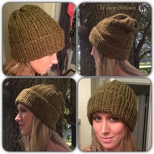 Unisex Slouchy FoldOver Beanie