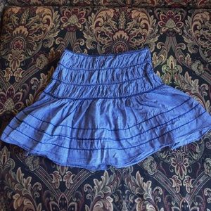 Max Studio Gingham Print Summer Mini Skirt