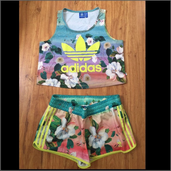Adidas floral fit
