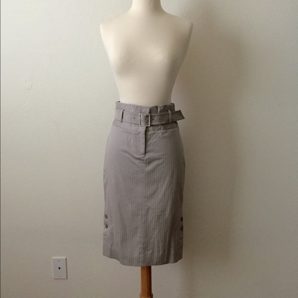 Karen Millen gray pencil skirt