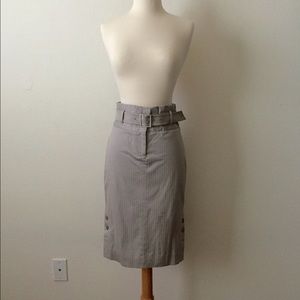 Karen Millen gray pencil skirt