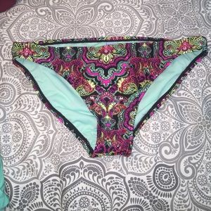 paisley print bikini bottoms